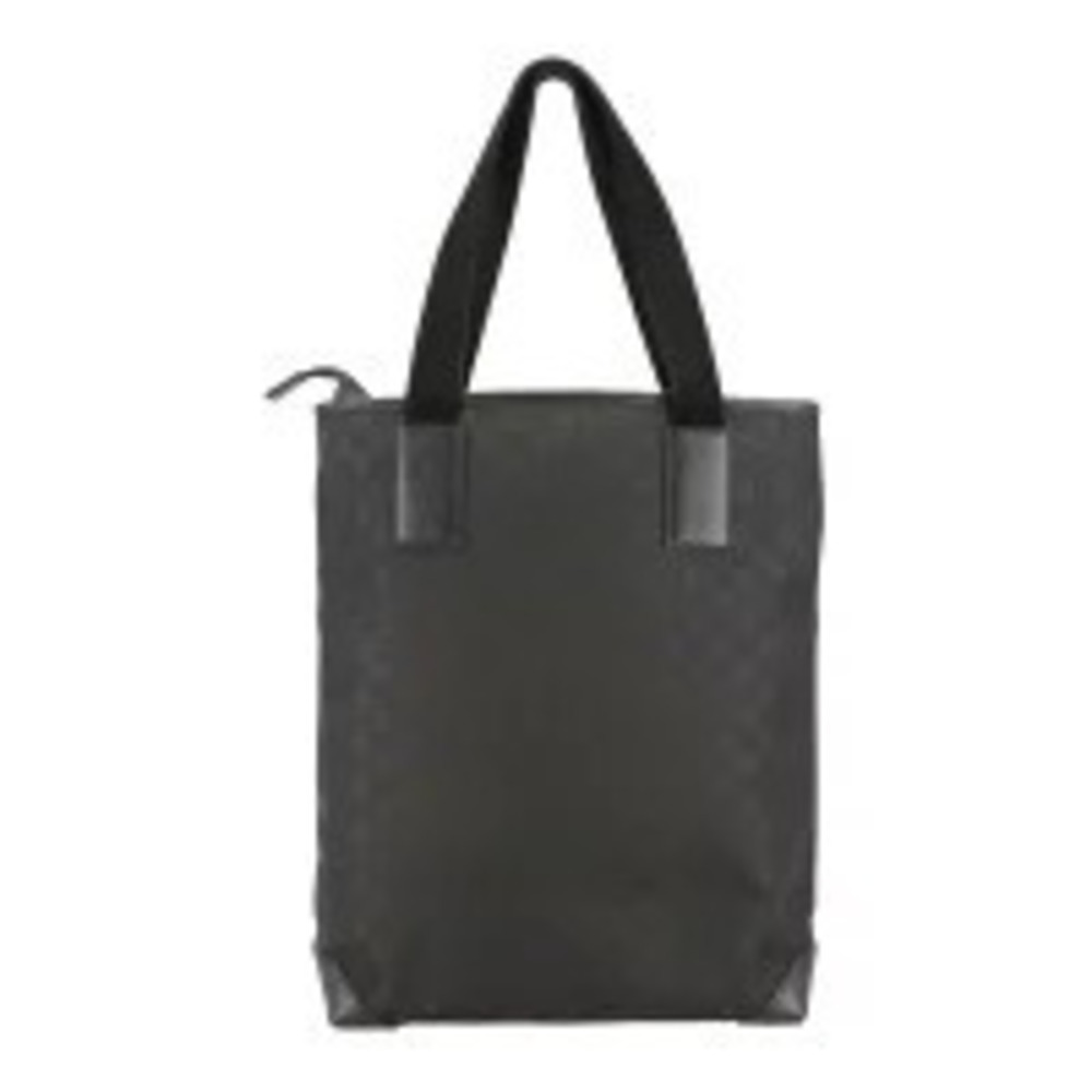 Gucci GG Canvas Tote Shoulder Bag Leather Black